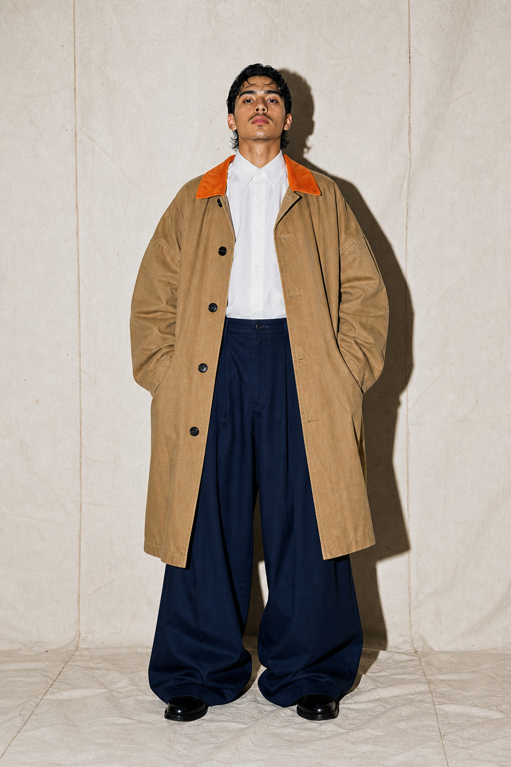 Look 01 — The Big Barn over the giant chino