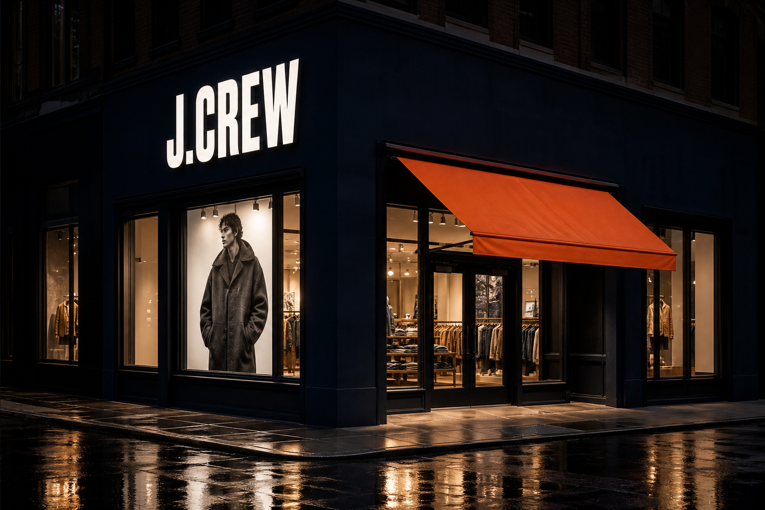 Flagship storefront in the new identity